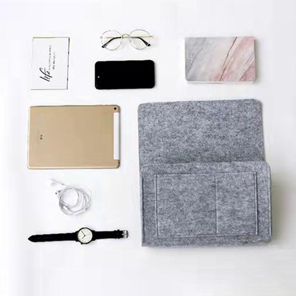 Hot Bed Bedside Holder Pockets Hanging Bags Storage Organizer Felt Storage Bag