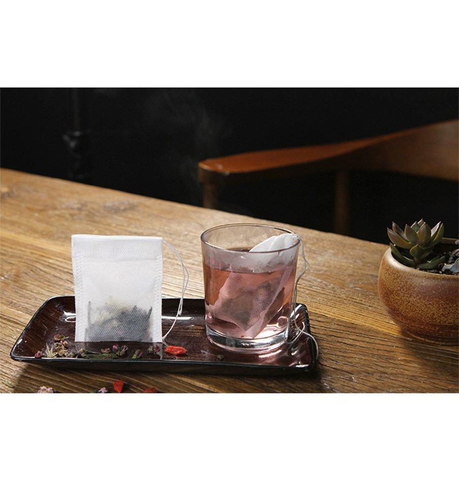 CUGBO Tea Bags, Tea Bags, Dashi Bags, Condiment Bags, Dashi Filter Nuts, Coffee, Tea, Unbleached, Disposable, Convenient (200 Bags)