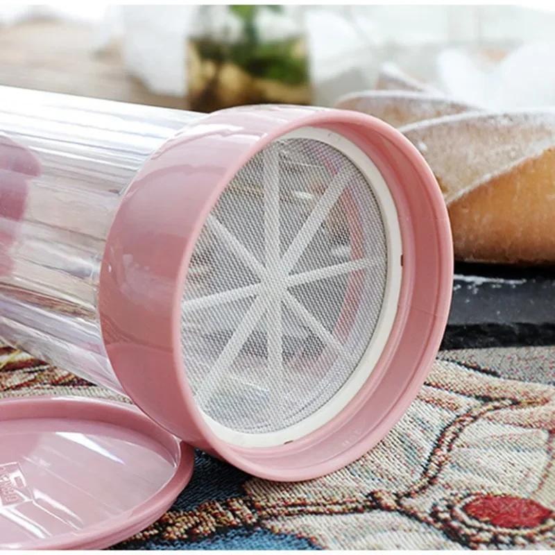Handheld Manual Flour Powder Icing Sugar Sifter Cup, Stainless Steel Flour Sifter, Kitchen Home Baking Pastry Tool