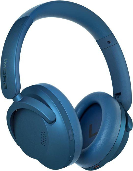 1MORE SonoFlow - Skládací bezdrátová sluchátka - LDAC - Hi-Res - QuietMax™ - Bluetooth 5.0 - 70H výdrž baterie - Modrá
