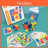 Wooden Childrens Toy Cubes Building Blocks For Spatial Thinking Educational Play