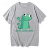 Funny Lizard Meme T Shirt 2026 Fashion Women Aesthetic Tee Unisex Funny New Streetwear Kawaii Printed Y2k Summer Tees Tops