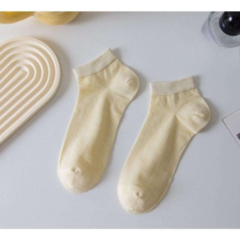 Female Summer Thin Style Breathable Moon Son Boneless Short Tube Cool Feeling Ice Socks