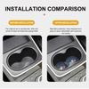 2pcs Suede Car Coaster Water Cup Drink Holder Anti-Slip Pad For Fiat For 500 595 500 695 500C 5CC 695C