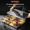 Transparent 6-Compartment Seasoning Box Set