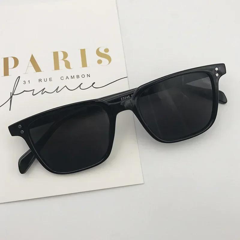 Leopard Dark Green Square Sunglasses Man  Shades Male Sun Glasses Brand Designer Travel Vintage Oculos De Sol