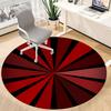 1pc Sunburst Pattern Office Round Area Rug, Indoor Mat Suitable ForOffice, Under Office Chairs Bedroom Living Room Home Decor, Room Decot043
