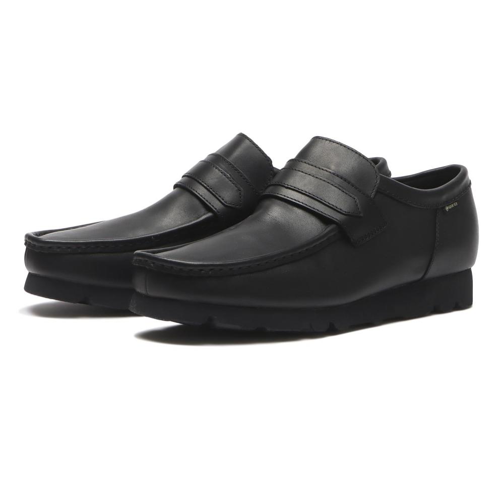 Clarks Wallaloafergtx 26186774 Blk Black Lea