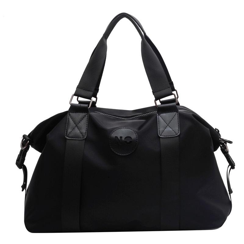 New men's short-distance travel bag, luggage bag, waterproof Oxford cloth, large-capacity boarding travel bag, fitness sports bag.