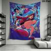 Dandadan ANIME Arazzo da Parete Appeso Estetico Coperta in Tessuto Stampato Arazzi Decorativi per Camera da Letto Soggiorno Arredamento per la Casa