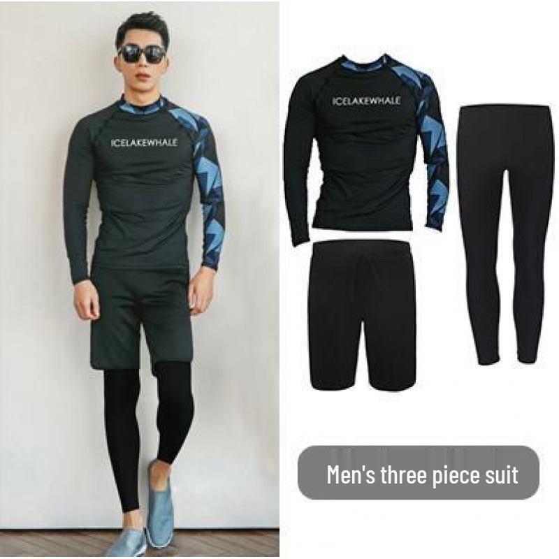 Women's Quick-Dry Two-Piece Snorkeling Wetsuit with Sun Protection and Jellyfish Guard