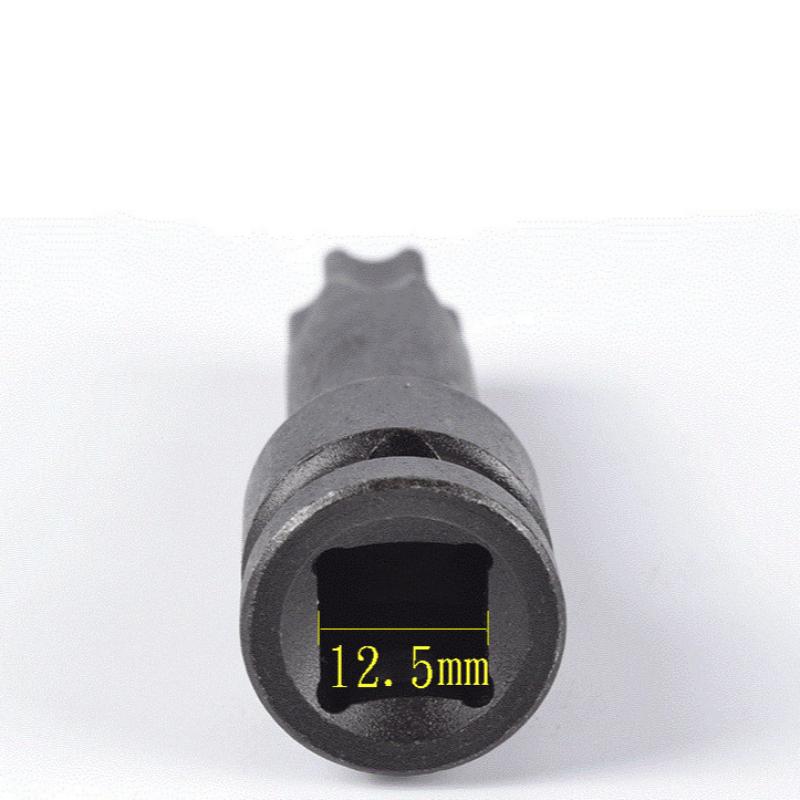 8pcs 1/2 Inch Torx Socket Adapter Drive Socket Wrench Adapter Head Auto Repaire Tools T30 T40 T45 T50 T55 T60 T70 T80