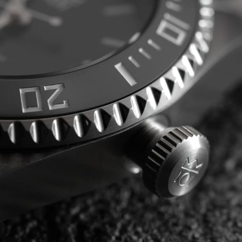 NEW model HYAKUICHI 101 38mm 20 ATM water resistant sweep seconds diver's watch ceramic bezel non-date wristwatch black men's women's unisex