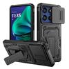 Sliding Camera Lens Cover Shockproof Kickstand Case For Motorola Moto G Stylus 5G 2026 TPU Frame Hard Plastic Phone Cases Fundas