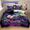 3Pcs Space Adventure Duo Bedding Set Soft Fabric Duvet Cover Pillowcases Christmas Xmas Halloween Gift 1 Duvet Cover 2 Pillowcase L1316