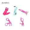 Assorted Plastic Eyelash Curlers: Open, Scissor, and Press Types