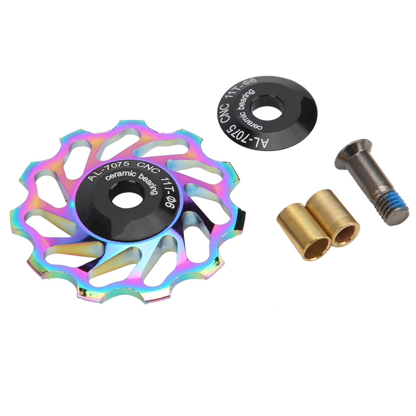 Mountain Bike Rear Derailleur Pulley Bicycle Aluminum Alloy 11T Wheel Derailleur Pulley