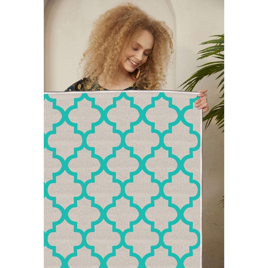 Decorative Special Design Modern Floor Rugs Patterned Non-Slip Base Washable