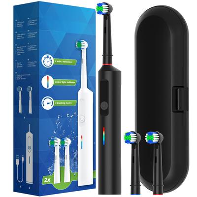 Intelligent Rotating Electric Toothbrush, Rechargeable Rotary Toothbrush Compatible with Oral B Replacement Electric Brush Heads