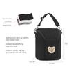 Mommy Bag Korea Cute Bear Portable Multifunctional Stroller Nappy Bag Soft Maternity Storage Bags Baby Diaper Organizer