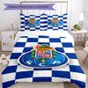 3pcs FC Porto Bedding Set Duvet Cover Closure Includes 1 Duvet Cover & 2 Pillowcases, Soft and Comfortable for All Seasons.