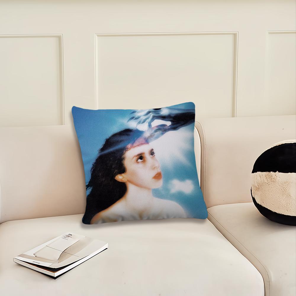 Singer Magdalena Bay cushion cover Cushion Room Bedroom Headboard Sofa Living Backrest Nap Time Pillow Case