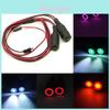 Lâmpada de Farol LED Premium 2 LEDs Olhos de Anjo e Demônio Para Carro RC Crawler 1/10