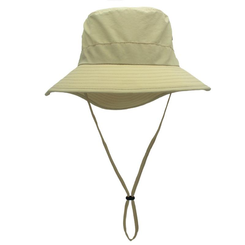 Quick-drying breathable bucket hat with extended brim Quick-drying hiking hat Sunscreen sun hat Source