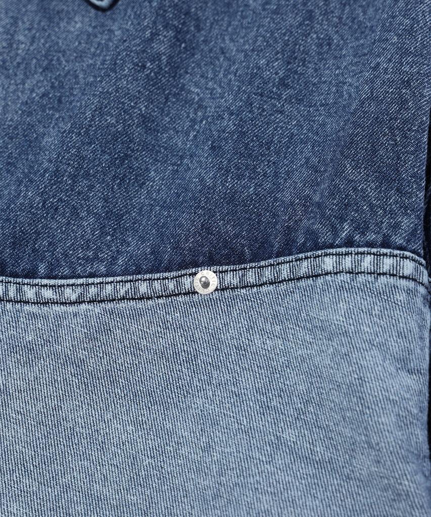 Critic Wormhole Logo Two Tone Jacket Medium Indigo