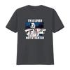 Blood in Out T Shirt Im a Lover Not Fighter for Men American Style vintage Washed Soft streetwear Comfortable homme graphic