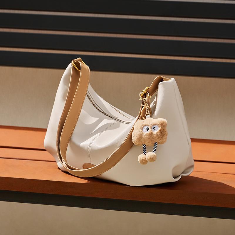 

Миссис. Сумка Qiao для женщин 2025 Новая Осень Зима Высококлассная Сумка-пельмень Женская сумка-тоут Сумка через плечо из натуральной кожи Женская сумка Upper Width36CM/Lower Wid