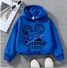Cartoon Print Kids Hoodie Girls Casual Long Sleeve Pullover Sweatshirt Children Hooded Tops