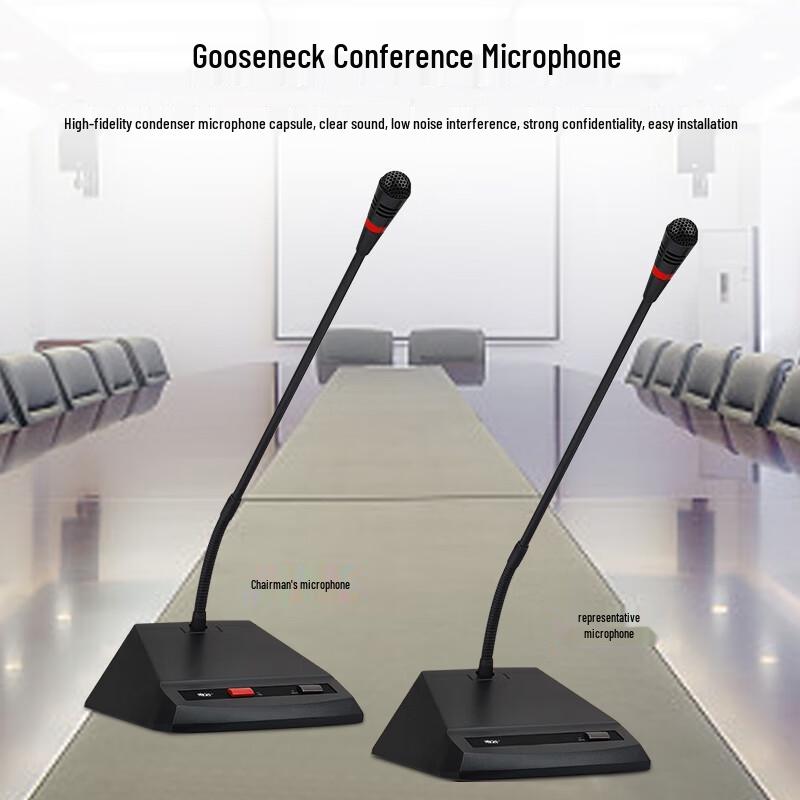 Weishu YZ100 Wired Gooseneck Conference Microphone
