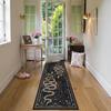 Hallway Carpet Runner Rug Black Long Carpets Corridor Machine Washable Bedroom Kitchen Floor Mat Elegant Home Decoration Rugs