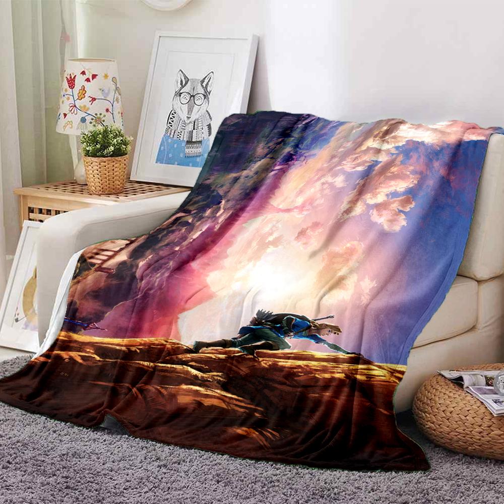 Journey Through Mountains Blanket Soft Throw Blanket For Home Bedroom Bed Sofa Travel Office Solid Christmas Blanket