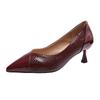 Slip On 2025 Fine Heeled Shoes Pointed Pumps Lace-Up Basketball Platform Shallow Mouth Sandals Ladies Slip-On Latest Stiletto To
