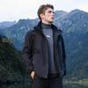 K-Boxing Men's 3-in-1 Autumn Winter Waterproof Outdoor Jacket