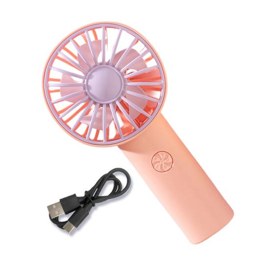 USB Rechargeable Mini Handheld Fan Speed Adjustable Summer Cooling Fan Quiet Portable Travel Outdoor Small Personal Fan