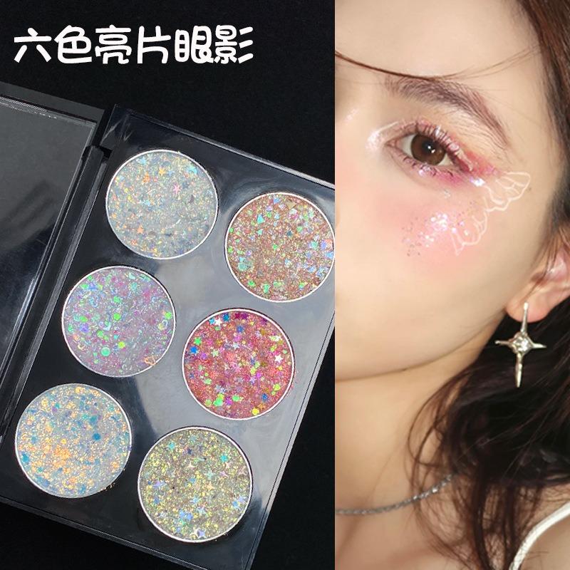 Shimmer Glitter Sequin Gel Eyeshadow Sparkling Eye Makeup For Stage Daily Cosmetics