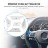 Steering Wheel Button Switch Trim Cover Sticker For Mercedes Benz A B C E Ml Gl Cla Gla Glk Sl Slk Class W176 W246 W212