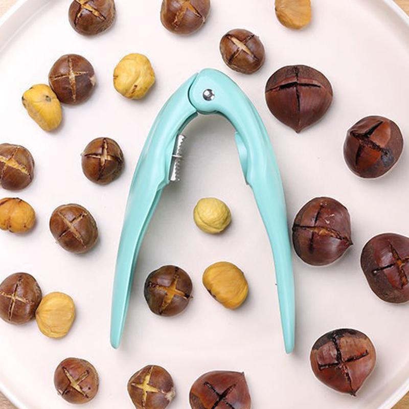 Chestnut Peeler Machine Stainless Steel Chestnut Opening Machine Nut Cracker Sheller Walnut Pliers Kitchen Gadgets