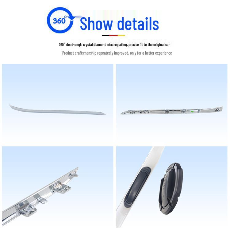 BMW Fender & Bumper Decorative Strips: 730Li Side Vents, 740Li Fog Light, 750L Front & Rear.