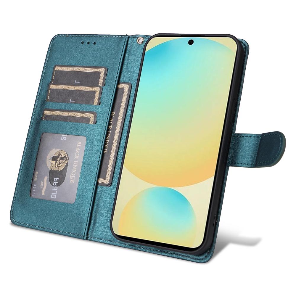 Fe S24 Galaxy Samsung For S24 S23 Ultra S22 S21 Plus A06 A16 A05 A05s A15 A25 A35 A55 A54 A34 A24 Wrist Strap Wallet Cover Case