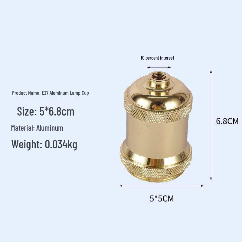 Antique E27 Edison Retro Aluminum Pendant Lamp Holder