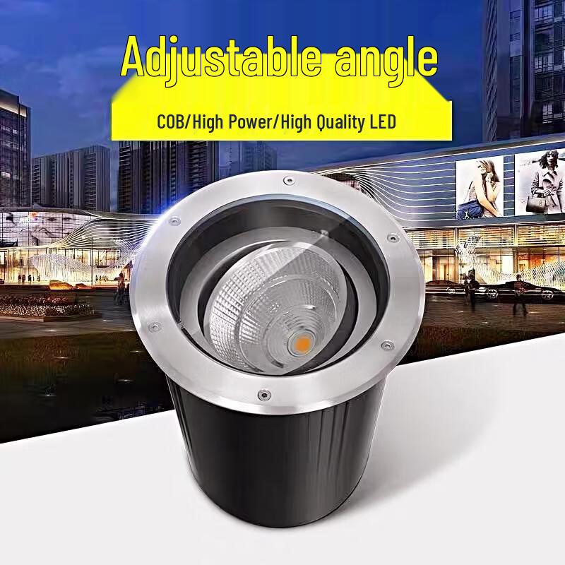 Adjustable 7W COB LED Buried Ground Light