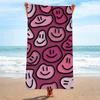 Telo da Spiaggia Senza Sabbia Asciugatura Rapida Morbido al Tatto Grande Stampa Floreale Microfibra Telo da Spiaggia Donna Uomo Viaggio Stile Bohemien
