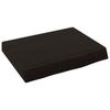 Vidaxl Półka, Ciemnobrązowa, 40X30X(2-6) Cm, Wykończone Drewno Dębowe