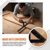 Center Write Aluminum Alloy Center Scribe Precision 45/90 Degree Center Finder Inch Measuring Triangular Angle Marker Carpenter
