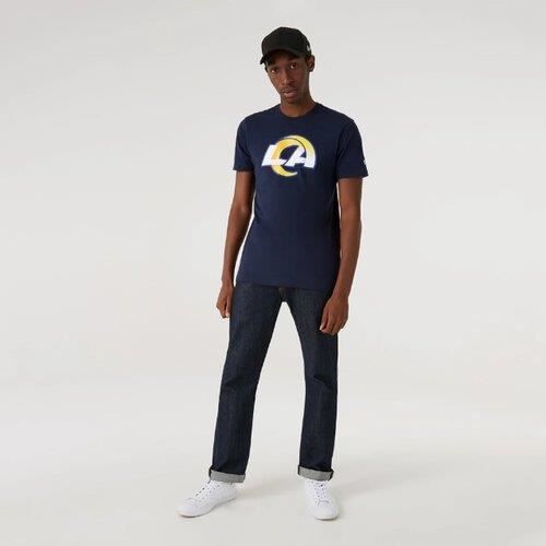T-shirt - New Era - Los Angeles Rams - Obsidian Blue - 100% Cotton - Short Sleeves
