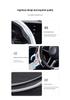 Universal Carbon Fiber Texture Steering Wheel Cover - Non-slip, Ultra-thin, Comfortable Grip, All-Season Snap-on Design